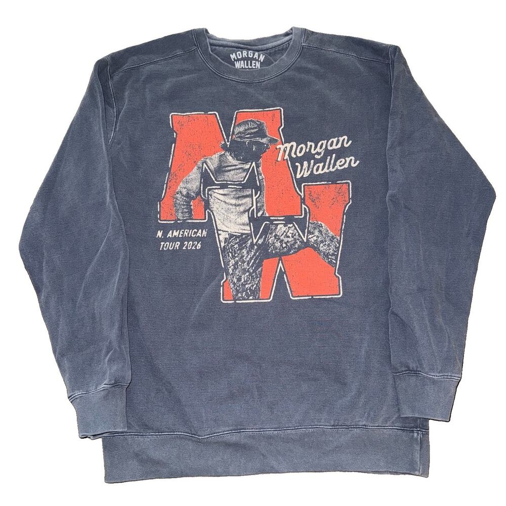 Morgan Wallen Still The Problem Tour 2026 Sweatshirt Medium Country Music